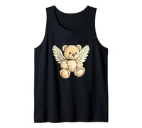 Bonito peluche con alas de ángel para niños y niñas geniales Camiseta sin Mangas
