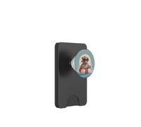 Bonito Peluche en Anillo de Playa PopSockets PopWallet para MagSafe