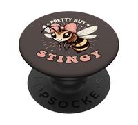 Bonito pero tacaño divertido avispa avispa a juego PopSockets PopGrip Adhesivo