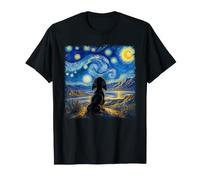 Bonito Perro Estrellado al Estilo Van Gogh del Desierto del Valle de la Muerte, EE. UU. Camiseta