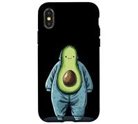 Bonito pijama de aguacate que trae risas acogedoras Carcasa para iPhone X/XS