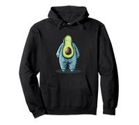 Bonito pijama de aguacate que trae risas acogedoras Sudadera con Capucha