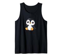 Bonito pingüino de Dibujos Animados Camiseta sin Mangas