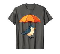 Bonito Regalo gráfico de pájaro Debajo del Paraguas para Hombres, Mujeres y niños Camiseta