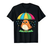 Bonito Regalo gráfico de pájaro Debajo del Paraguas para Hombres, Mujeres y niños Camiseta