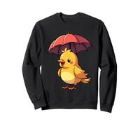 Bonito Regalo gráfico de pájaro Debajo del Paraguas para Hombres, Mujeres y niños Sudadera