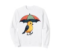 Bonito Regalo gráfico de pájaro Debajo del Paraguas para Hombres, Mujeres y niños Sudadera