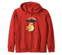 Bonito Regalo gráfico de pájaro Debajo del Paraguas para Hombres, Mujeres y niños Sudadera con Capucha