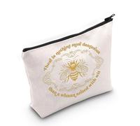 Bonito regalo vintage inspirado en la época de Regency Bridger T con diseño de abeja delicada, no hay nada más peligroso que una mujer armada con bolsa de ingenio, Bee Dangerous-py2, MB