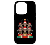 Bonito Sombrero de árbol de Navidad para Perro Chesapeake Bay Retriever Carcasa para iPhone 14 Pro