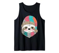 Bonito Sombrero de Invierno con diseño de Perezoso Camiseta sin Mangas