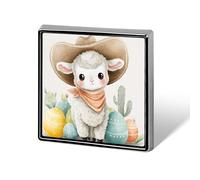 Bonito sombrero de vaquero de cordero, huevos de Pascua, broches y alfileres, unisex, cuadrado, ligero, insignia de solapa, joyería para ropa, chal