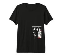 Bonito suéter de Navidad de Pomerania con Divertido Perro de Navidad Camiseta Premium