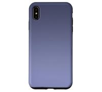 Bonito tono degradado morado pizarra oscuro patrón degradado minimalista Carcasa para iPhone XS Max