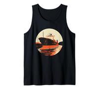 Bonito traje de barco para los amantes de los barcos y puertos Camiseta sin Mangas