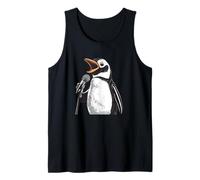 Bonito Traje de pingüino de Karaoke para niños y niñas Camiseta sin Mangas