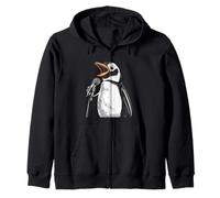 Bonito Traje de pingüino de Karaoke para niños y niñas Sudadera con Capucha