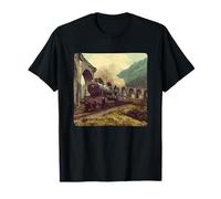 Bonito Tren de fantasía con Disfraz de Tren mágico Camiseta