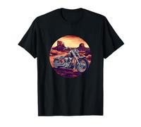 Bonito Viaje al Desierto con Disfraz de Motocicleta Genial de EE. UU Camiseta