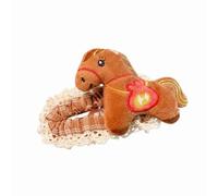 Bonito y divertido clip de pelo de caballo, garra lateral de muñeca de caballo, garra grande de pico de pato, clip de borde de animal de felpa para mujer, soporte para cola de caballo del zodiaco