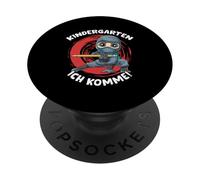 Bonito Y Divertido Ninja De Guardería Guardería, Allá Voy PopSockets PopGrip Adhesivo