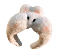 Bonito y elegante aro para el pelo con orejas de conejo, diadema cómoda para uso diario y fiestas