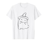 Bonito y Espeluznante diseño de Fantasma para Halloween Camiseta