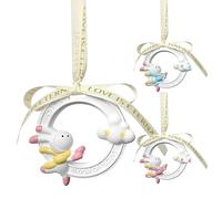 Bonito y estable difusor de aromaterapia con colgante de perfume de conejo, elimina los olores con estilo, espejo de visión