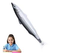 Bonitos bolígrafos de tinta - Kit de pesca de 14,1 x 2,4 cm, diseño de acuario, bonitos bolígrafos creativos con forma de pez, bolígrafo de animales marinos, decoración realista de peces, recuerdos de