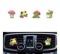 Bonitos clips ambientadores de rana, clip de ventilación de coche, clip decorativo para coche, clip de aire acondicionado de coche, decoración interior de automóvil, regalos para hombres y mujeres
