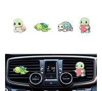 Bonitos clips ambientadores de tortuga, clip de ventilación de coche, clip decorativo para coche, clip de aire acondicionado de coche, decoración interior de automóvil, regalos para hombres y mujeres