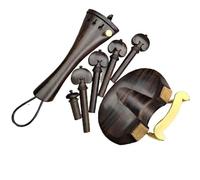 Bonitos kits de accesorios de piezas de violín con herrajes de tipo medio, clavijas de cola para violín, clavija final piezas y accesorios violín