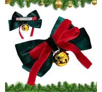 Bonitos lazos para el pelo, creativos con abrazadera de campana, accesorios para el cabello de Navidad, para viajes, escuela, trabajo, viajes, fiestas, hogar, comedor, playa, mujeres y niñas