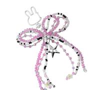 Bonitos llaveros para niña, llavero de coche, accesorios para bolso de mano, dijes para mujer, estrella/gatos, patas, lazos, llavero, bolso, bolsos, B