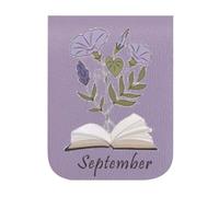 Bonitos marcapáginas | Clip de flor de piel sintética | Marcapáginas magnéticos de lectura vintage | para leer, niños, mujeres, profesores, niñas, adolescentes, amantes, escuela, estudio, diario