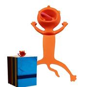 Bonitos marcapáginas para mujer, diseño divertido de gato impreso en 3D, marcadores de libros de dibujos animados para leer, para el hogar, escuela, oficina, biblioteca, viajes, al aire libre, adultos