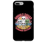Bonitos monstruos de verano de Ghouls Squad Kawaii Halloween Beach Carcasa para iPhone 7 Plus/8 Plus