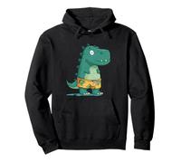 Bonitos Pantalones Cortos de natación de Dinosaurios de Dibujos Animados para niños y niñas Sudadera con Capucha