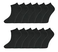 Bonjour® - 12 Pares de Calcetines para Hombre - Calcetines Deportivos Corto Transpirable (Blanco/Negro/Surtido