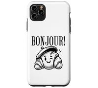 Bonjour Croissant - Lindo Croissant París Francia Amante Carcasa para iPhone 11 Pro Max
