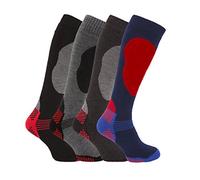 Bonjour - High Performance Calcetines de Ski - para hombre Multicolor Surtido XXL Eu Size (45-49)