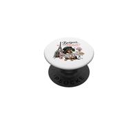 Bonjour Madame Dachshund Paris Café Amante de los Perros PopSockets PopGrip Adhesivo