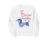 Bonjour Madame Dachshund Perro francés Wiener Doxie Lover Sudadera