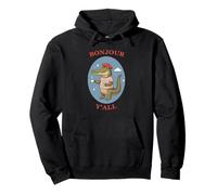 Bonjour Y'all Funny France Cocodrilo Sudadera con Capucha