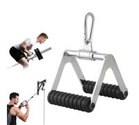 BONJUME Barra De Pesas T Bar Row, Mango De Remo con Cable Sentado Mango De Remo 2 En 1 para Tracción con Cable Mango De Remo con Barra T Bar Row para Entrenamiento De Los Músculos De La Espalda