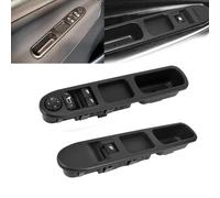 BONJUME Interruptor Elevalunas De 2 Piezas, Botón Eléctrico Para Peugeot 207 207 207sw 207cc Para Citroen C3 Botón Eléctrico Para Ventana Lado Pasajero Y Conductor Oem 6554.Qa 9654859677 6554.Hj