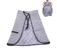 BONJUME Manta para Silla De Ruedas, 2PCS Cálida A Prueba De Viento De Invierno Saco Impermeable para Silla De Ruedas Manta De Felpa Gruesa para Rodillas Funda para Piernas para Adultos