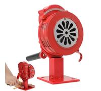 BONJUME Sirena De Mano, Alarma Manual Portátil 110 Db, Operada Manualmente, Rojo