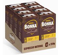 Bonka Café Molido Espresso Natural 250 g - 8 paquetes