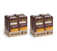 Bonka Café Molido Puro Colombia 250 g - 4 paquetes (Paquete de 2)